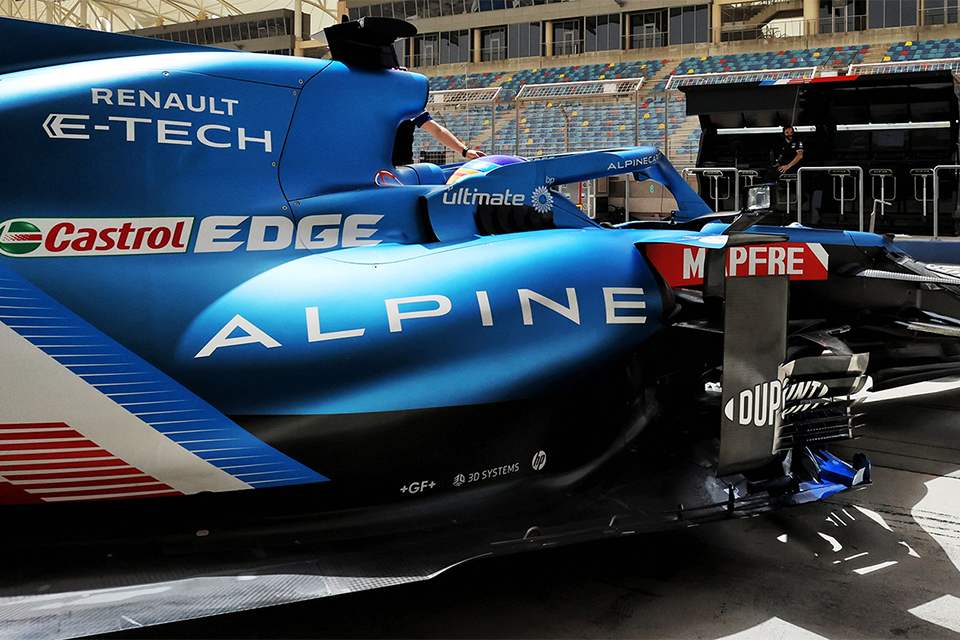 Fernando Alonso (ESP) Alpine F1 Team A521.
Formula One Testing, Saturday 13th March 2021. Sakhir, Bahrain.